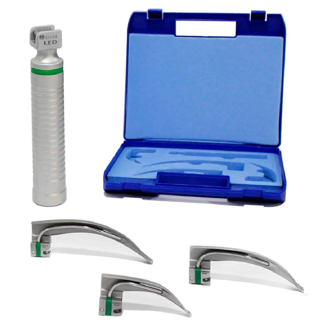Kit de Laringoscopio de Fibra Óptica LED